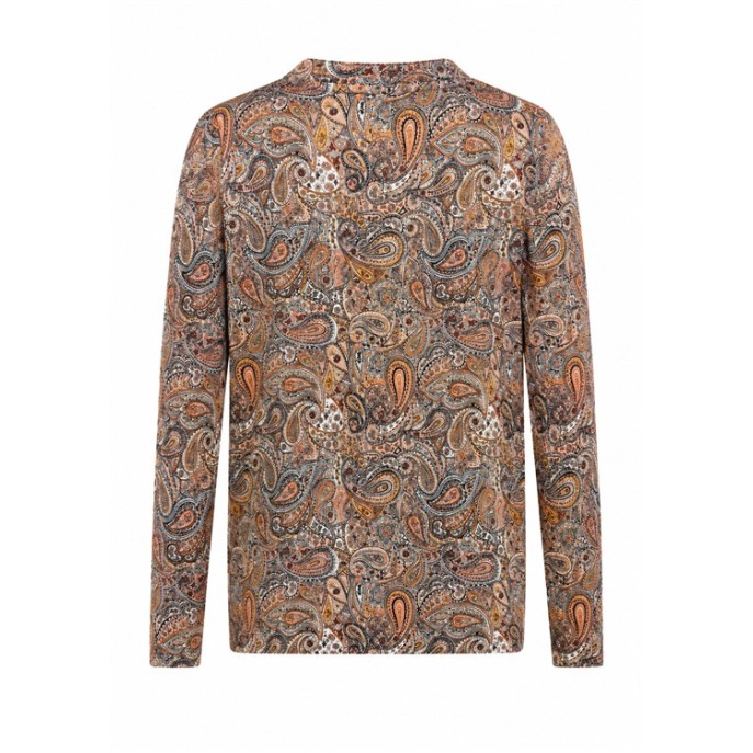 Micha shirt paisley print Latte peache multi Micha shirt paisley print Latte peache multi